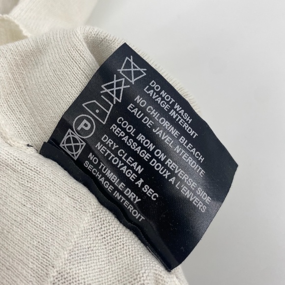 Pre-Owned Vintage Ed Hardy Tunic Sweater Y2K  SizeM White/Cream 100% Cotton - Picture 10 of 12